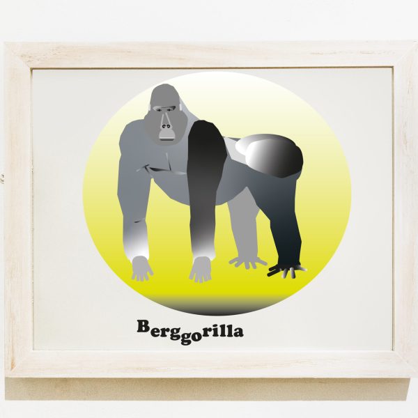 Grafikdesign Illustrator Berggorilla